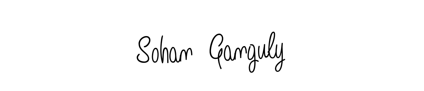 This is the best signature style for the Sohan  Ganguly name. Also you like these signature font (Angelique-Rose-font-FFP). Mix name signature. Sohan  Ganguly signature style 5 images and pictures png