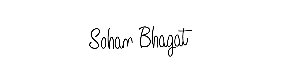 How to make Sohan Bhagat name signature. Use Angelique-Rose-font-FFP style for creating short signs online. This is the latest handwritten sign. Sohan Bhagat signature style 5 images and pictures png