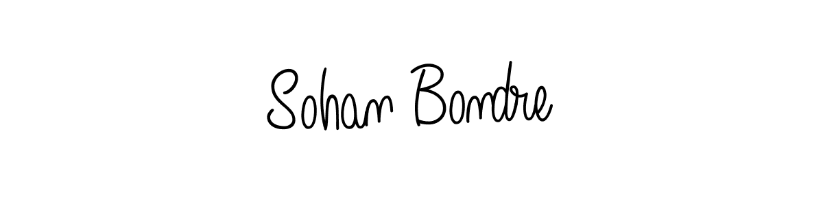 Also You can easily find your signature by using the search form. We will create Sohan Bondre name handwritten signature images for you free of cost using Angelique-Rose-font-FFP sign style. Sohan Bondre signature style 5 images and pictures png