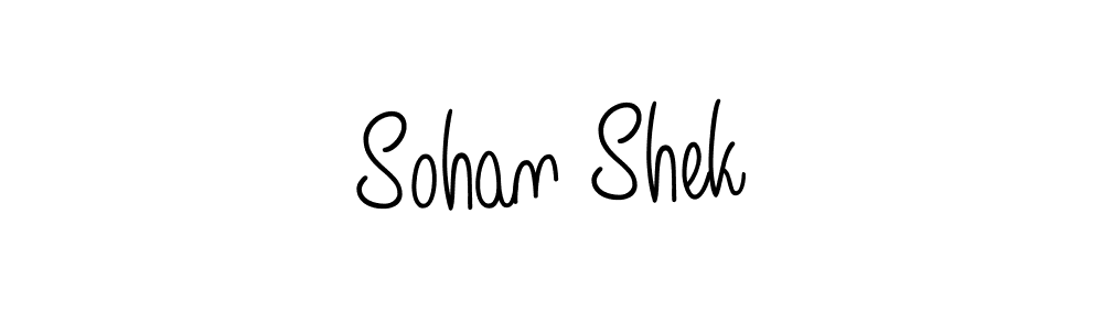 Also You can easily find your signature by using the search form. We will create Sohan Shek name handwritten signature images for you free of cost using Angelique-Rose-font-FFP sign style. Sohan Shek signature style 5 images and pictures png