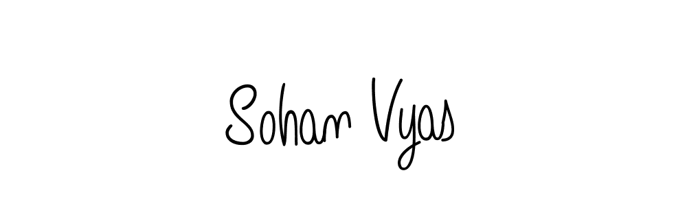It looks lik you need a new signature style for name Sohan Vyas. Design unique handwritten (Angelique-Rose-font-FFP) signature with our free signature maker in just a few clicks. Sohan Vyas signature style 5 images and pictures png