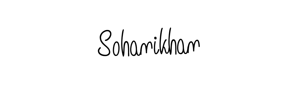 Make a beautiful signature design for name Sohanikhan. Use this online signature maker to create a handwritten signature for free. Sohanikhan signature style 5 images and pictures png