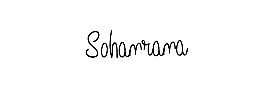 You should practise on your own different ways (Angelique-Rose-font-FFP) to write your name (Sohanrana) in signature. don't let someone else do it for you. Sohanrana signature style 5 images and pictures png