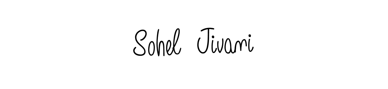 Use a signature maker to create a handwritten signature online. With this signature software, you can design (Angelique-Rose-font-FFP) your own signature for name Sohel  Jivani. Sohel  Jivani signature style 5 images and pictures png