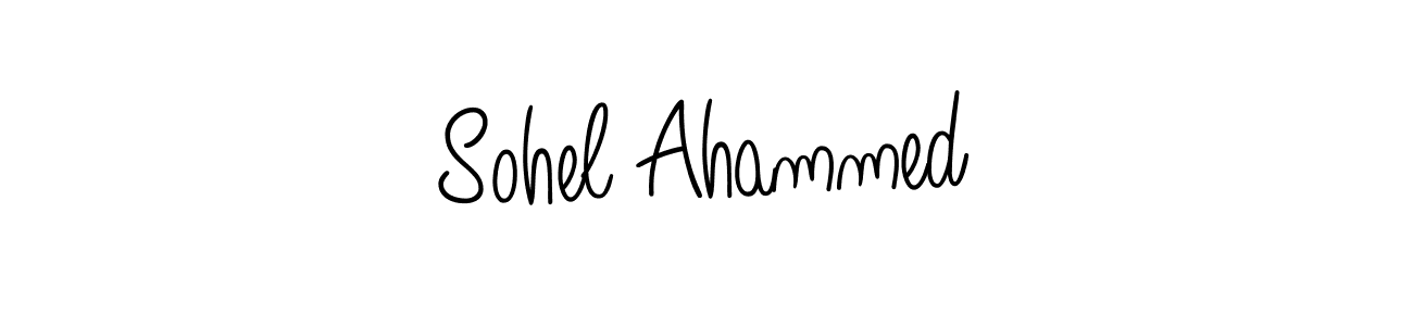 How to Draw Sohel Ahammed signature style? Angelique-Rose-font-FFP is a latest design signature styles for name Sohel Ahammed. Sohel Ahammed signature style 5 images and pictures png