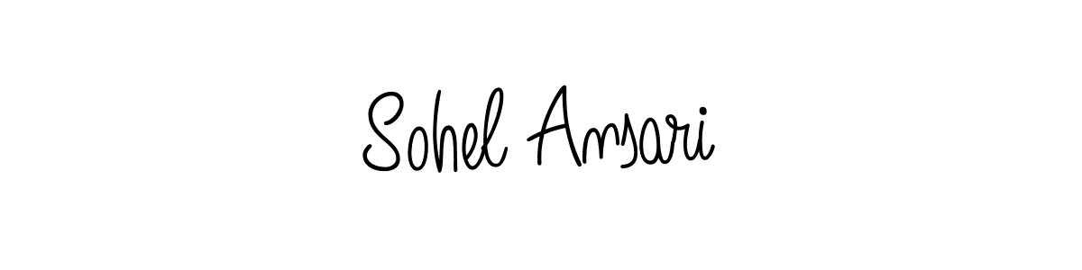 Sohel Ansari stylish signature style. Best Handwritten Sign (Angelique-Rose-font-FFP) for my name. Handwritten Signature Collection Ideas for my name Sohel Ansari. Sohel Ansari signature style 5 images and pictures png