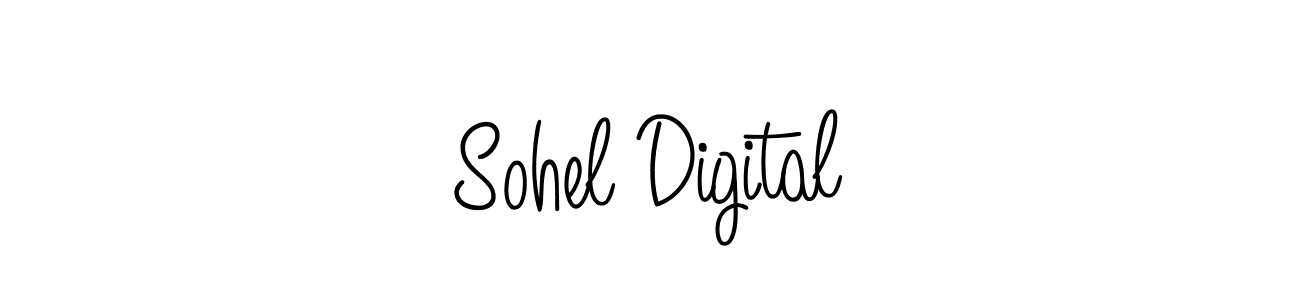 How to make Sohel Digital name signature. Use Angelique-Rose-font-FFP style for creating short signs online. This is the latest handwritten sign. Sohel Digital signature style 5 images and pictures png