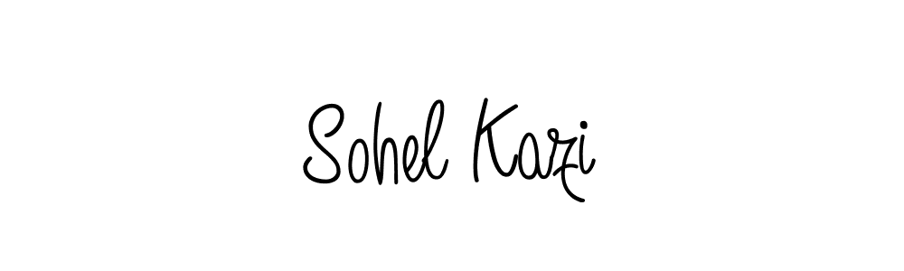 How to Draw Sohel Kazi signature style? Angelique-Rose-font-FFP is a latest design signature styles for name Sohel Kazi. Sohel Kazi signature style 5 images and pictures png