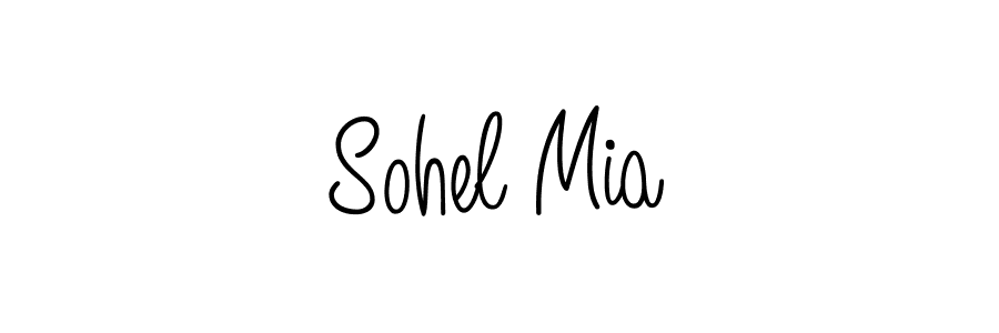 if you are searching for the best signature style for your name Sohel Mia. so please give up your signature search. here we have designed multiple signature styles  using Angelique-Rose-font-FFP. Sohel Mia signature style 5 images and pictures png