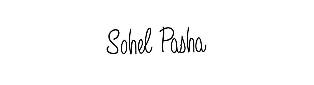 You should practise on your own different ways (Angelique-Rose-font-FFP) to write your name (Sohel Pasha) in signature. don't let someone else do it for you. Sohel Pasha signature style 5 images and pictures png