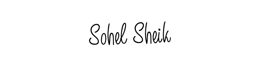 You should practise on your own different ways (Angelique-Rose-font-FFP) to write your name (Sohel Sheik) in signature. don't let someone else do it for you. Sohel Sheik signature style 5 images and pictures png