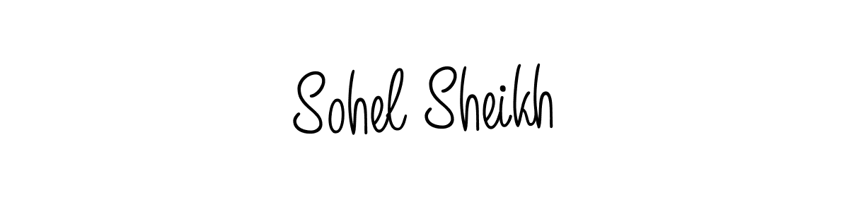 The best way (Angelique-Rose-font-FFP) to make a short signature is to pick only two or three words in your name. The name Sohel Sheikh include a total of six letters. For converting this name. Sohel Sheikh signature style 5 images and pictures png