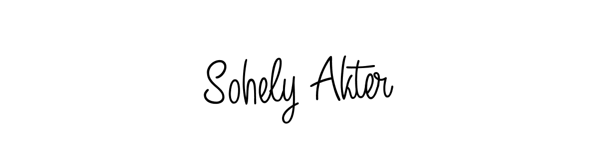 Also You can easily find your signature by using the search form. We will create Sohely Akter name handwritten signature images for you free of cost using Angelique-Rose-font-FFP sign style. Sohely Akter signature style 5 images and pictures png