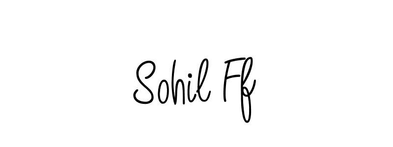 Also we have Sohil Ff name is the best signature style. Create professional handwritten signature collection using Angelique-Rose-font-FFP autograph style. Sohil Ff signature style 5 images and pictures png