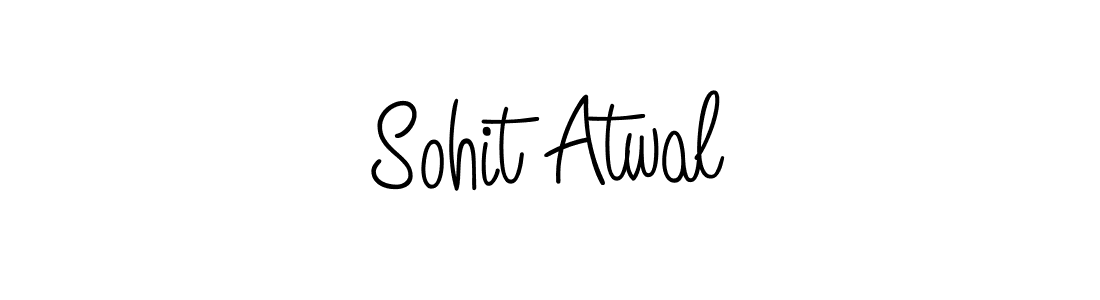 How to make Sohit Atwal signature? Angelique-Rose-font-FFP is a professional autograph style. Create handwritten signature for Sohit Atwal name. Sohit Atwal signature style 5 images and pictures png