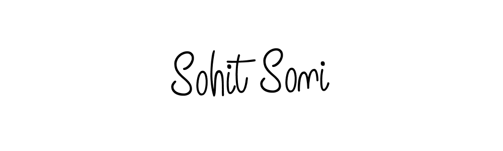 The best way (Angelique-Rose-font-FFP) to make a short signature is to pick only two or three words in your name. The name Sohit Soni include a total of six letters. For converting this name. Sohit Soni signature style 5 images and pictures png