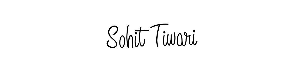 You should practise on your own different ways (Angelique-Rose-font-FFP) to write your name (Sohit Tiwari) in signature. don't let someone else do it for you. Sohit Tiwari signature style 5 images and pictures png