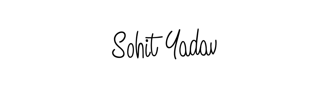 How to make Sohit Yadav name signature. Use Angelique-Rose-font-FFP style for creating short signs online. This is the latest handwritten sign. Sohit Yadav signature style 5 images and pictures png