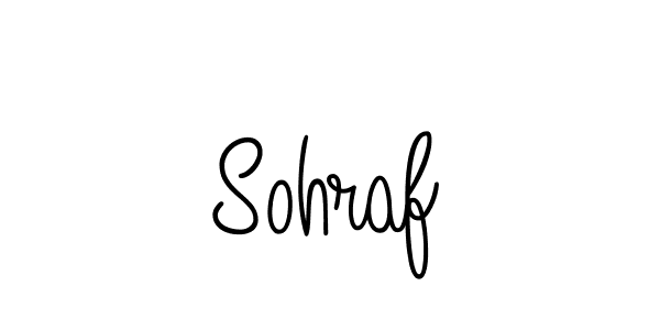 Design your own signature with our free online signature maker. With this signature software, you can create a handwritten (Angelique-Rose-font-FFP) signature for name Sohraf. Sohraf signature style 5 images and pictures png