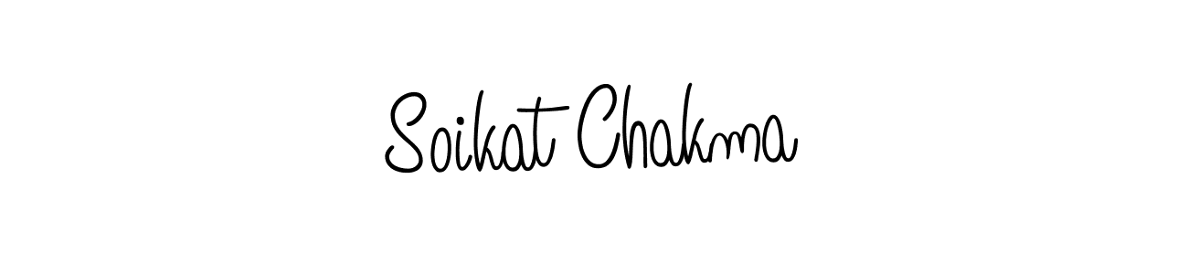 Make a beautiful signature design for name Soikat Chakma. With this signature (Angelique-Rose-font-FFP) style, you can create a handwritten signature for free. Soikat Chakma signature style 5 images and pictures png