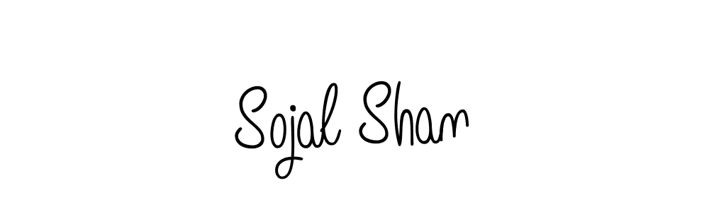 Use a signature maker to create a handwritten signature online. With this signature software, you can design (Angelique-Rose-font-FFP) your own signature for name Sojal Shan. Sojal Shan signature style 5 images and pictures png