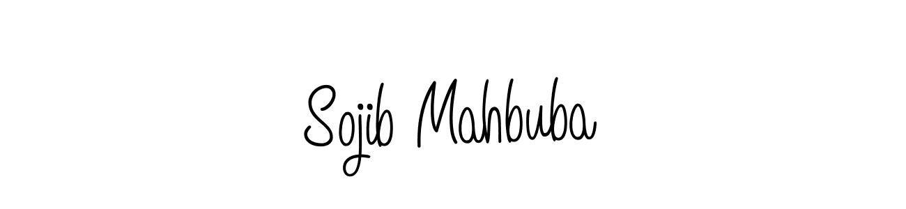 You should practise on your own different ways (Angelique-Rose-font-FFP) to write your name (Sojib Mahbuba) in signature. don't let someone else do it for you. Sojib Mahbuba signature style 5 images and pictures png