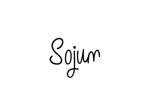 Sojun stylish signature style. Best Handwritten Sign (Angelique-Rose-font-FFP) for my name. Handwritten Signature Collection Ideas for my name Sojun. Sojun signature style 5 images and pictures png