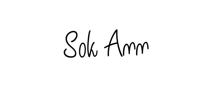 How to make Sok Ann signature? Angelique-Rose-font-FFP is a professional autograph style. Create handwritten signature for Sok Ann name. Sok Ann signature style 5 images and pictures png