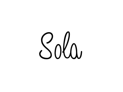 Make a beautiful signature design for name Sola. Use this online signature maker to create a handwritten signature for free. Sola signature style 5 images and pictures png