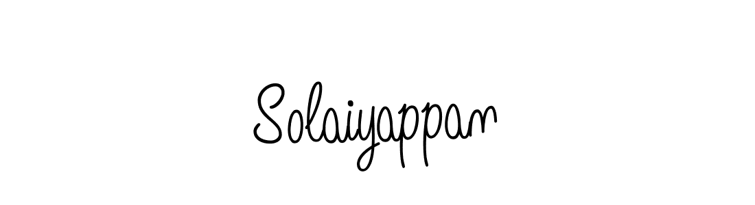 Solaiyappan stylish signature style. Best Handwritten Sign (Angelique-Rose-font-FFP) for my name. Handwritten Signature Collection Ideas for my name Solaiyappan. Solaiyappan signature style 5 images and pictures png