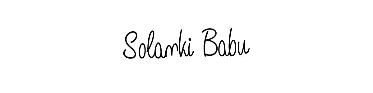 You can use this online signature creator to create a handwritten signature for the name Solanki Babu. This is the best online autograph maker. Solanki Babu signature style 5 images and pictures png