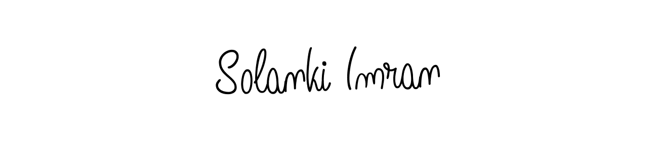 Create a beautiful signature design for name Solanki Imran. With this signature (Angelique-Rose-font-FFP) fonts, you can make a handwritten signature for free. Solanki Imran signature style 5 images and pictures png