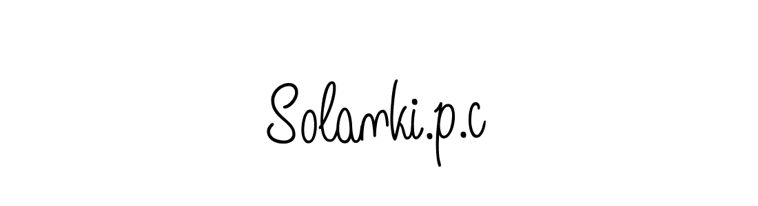 if you are searching for the best signature style for your name Solanki.p.c. so please give up your signature search. here we have designed multiple signature styles  using Angelique-Rose-font-FFP. Solanki.p.c signature style 5 images and pictures png