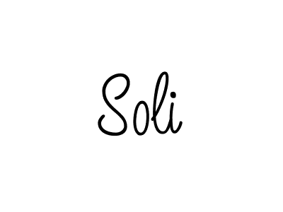 Make a short Soli signature style. Manage your documents anywhere anytime using Angelique-Rose-font-FFP. Create and add eSignatures, submit forms, share and send files easily. Soli signature style 5 images and pictures png