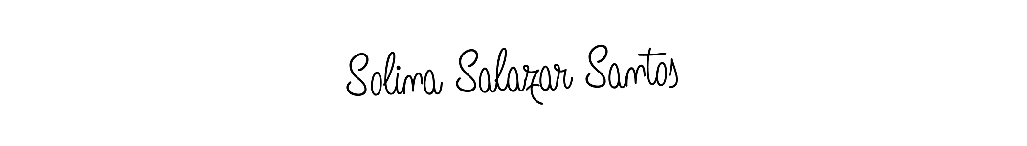 Also You can easily find your signature by using the search form. We will create Solina Salazar Santos name handwritten signature images for you free of cost using Angelique-Rose-font-FFP sign style. Solina Salazar Santos signature style 5 images and pictures png