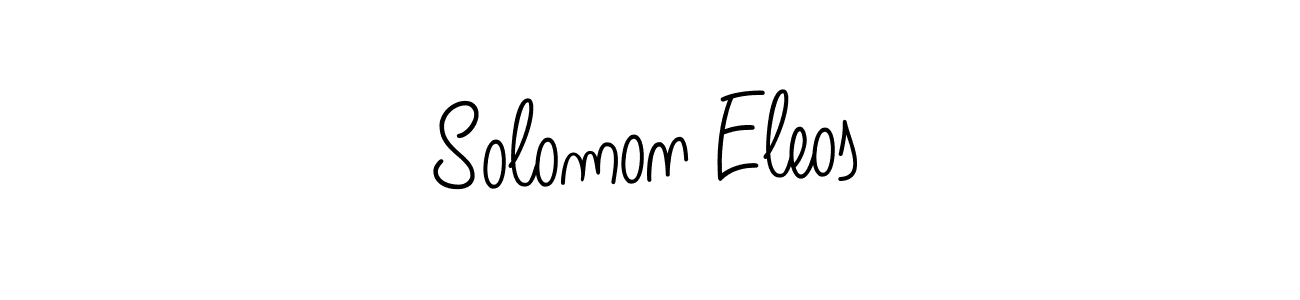 Design your own signature with our free online signature maker. With this signature software, you can create a handwritten (Angelique-Rose-font-FFP) signature for name Solomon Eleos. Solomon Eleos signature style 5 images and pictures png