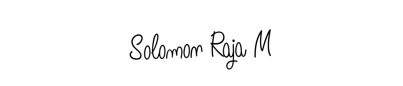 Similarly Angelique-Rose-font-FFP is the best handwritten signature design. Signature creator online .You can use it as an online autograph creator for name Solomon Raja M. Solomon Raja M signature style 5 images and pictures png