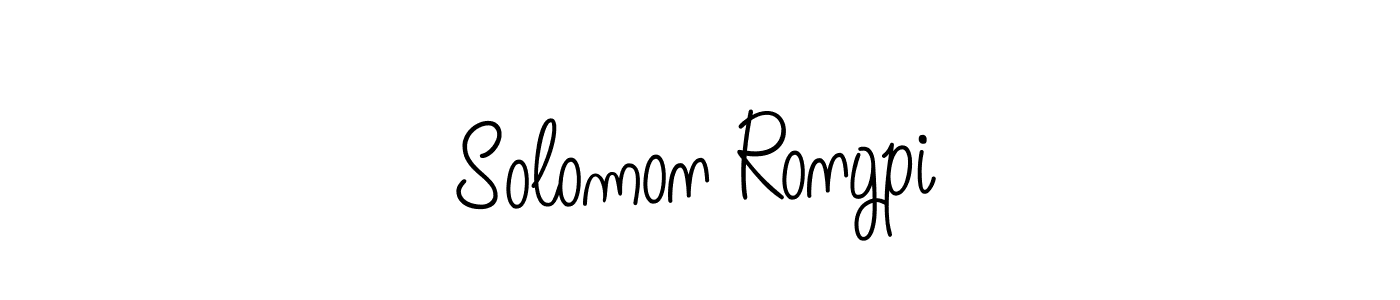 if you are searching for the best signature style for your name Solomon Rongpi. so please give up your signature search. here we have designed multiple signature styles  using Angelique-Rose-font-FFP. Solomon Rongpi signature style 5 images and pictures png