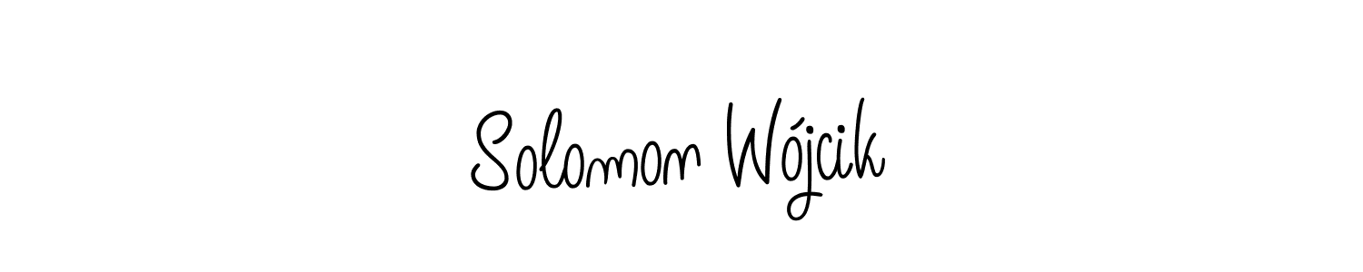 How to Draw Solomon Wójcik signature style? Angelique-Rose-font-FFP is a latest design signature styles for name Solomon Wójcik. Solomon Wójcik signature style 5 images and pictures png