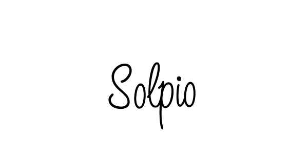 Design your own signature with our free online signature maker. With this signature software, you can create a handwritten (Angelique-Rose-font-FFP) signature for name Solpio. Solpio signature style 5 images and pictures png