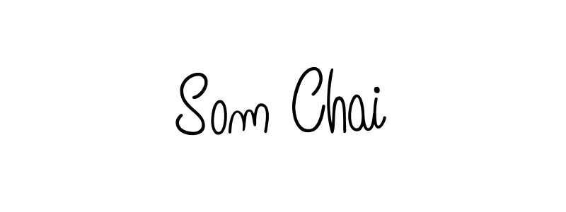 How to Draw Som Chai signature style? Angelique-Rose-font-FFP is a latest design signature styles for name Som Chai. Som Chai signature style 5 images and pictures png