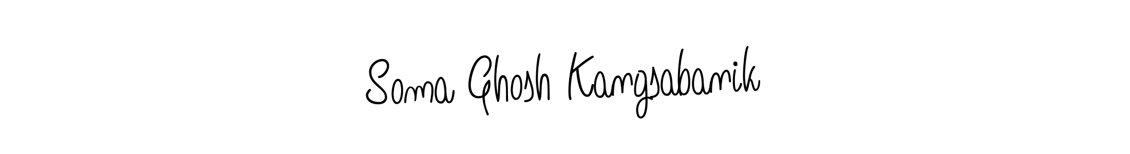 It looks lik you need a new signature style for name Soma Ghosh Kangsabanik. Design unique handwritten (Angelique-Rose-font-FFP) signature with our free signature maker in just a few clicks. Soma Ghosh Kangsabanik signature style 5 images and pictures png