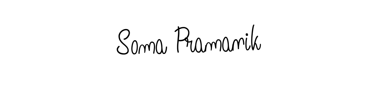 How to Draw Soma Pramanik signature style? Angelique-Rose-font-FFP is a latest design signature styles for name Soma Pramanik. Soma Pramanik signature style 5 images and pictures png