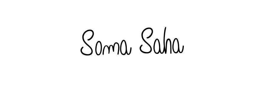 How to Draw Soma Saha signature style? Angelique-Rose-font-FFP is a latest design signature styles for name Soma Saha. Soma Saha signature style 5 images and pictures png
