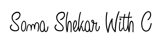 Make a beautiful signature design for name Soma Shekar With C. With this signature (Angelique-Rose-font-FFP) style, you can create a handwritten signature for free. Soma Shekar With C signature style 5 images and pictures png