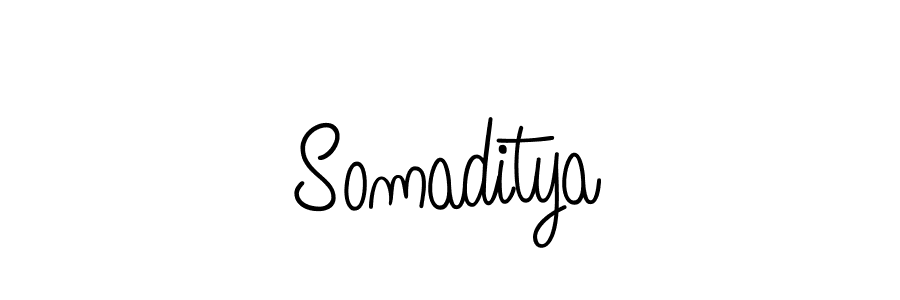 Create a beautiful signature design for name Somaditya. With this signature (Angelique-Rose-font-FFP) fonts, you can make a handwritten signature for free. Somaditya signature style 5 images and pictures png