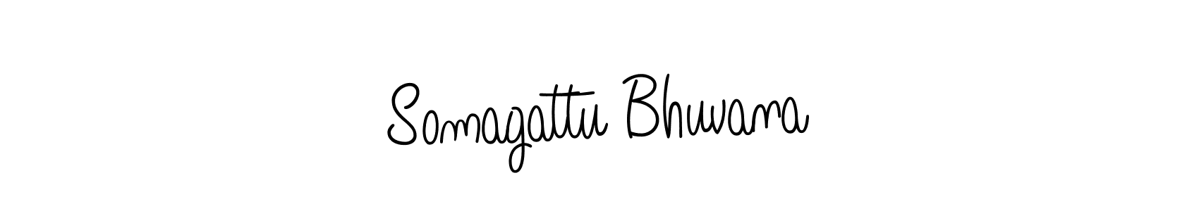 Design your own signature with our free online signature maker. With this signature software, you can create a handwritten (Angelique-Rose-font-FFP) signature for name Somagattu Bhuvana. Somagattu Bhuvana signature style 5 images and pictures png