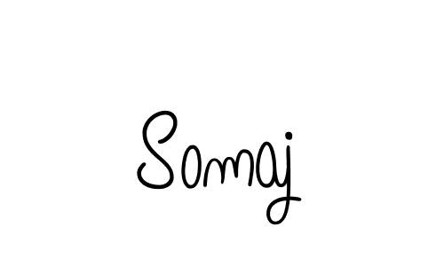 Create a beautiful signature design for name Somaj. With this signature (Angelique-Rose-font-FFP) fonts, you can make a handwritten signature for free. Somaj signature style 5 images and pictures png