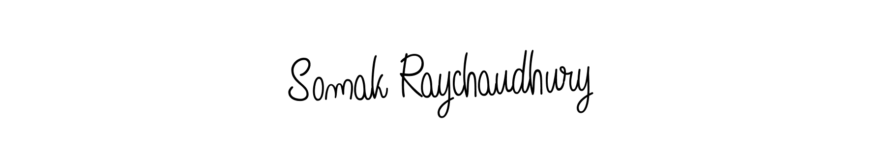 How to make Somak Raychaudhury name signature. Use Angelique-Rose-font-FFP style for creating short signs online. This is the latest handwritten sign. Somak Raychaudhury signature style 5 images and pictures png