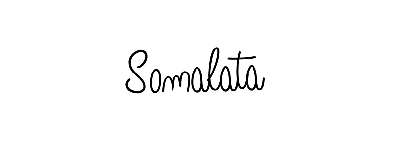 You should practise on your own different ways (Angelique-Rose-font-FFP) to write your name (Somalata) in signature. don't let someone else do it for you. Somalata signature style 5 images and pictures png